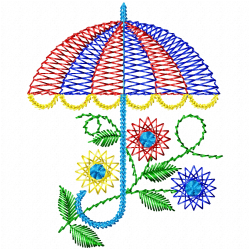 Flowers And Tree Embroidery Design 4 Flowers And Tree Embroidery Design 4